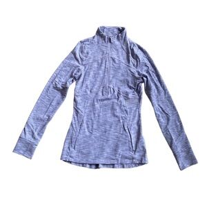 Gymshark Limit half Zip Athletic Pullover - Steel Purple Marl